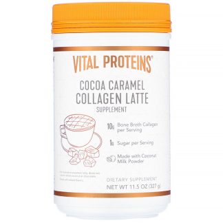 Vital Proteins, Collagen Latte, Cocoa Caramel, 11.5 oz (327 g)