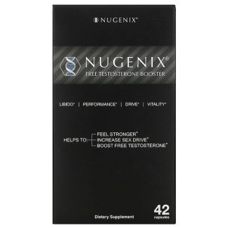 Nugenix, Free Testosterone Booster, 42 Capsules