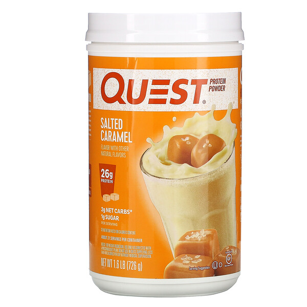 Quest Nutrition, Protein Powder, Salted Caramel, 1 Quest Nutrition, Protein Powder, Salted Caramel, 1.6 lb (726 g)