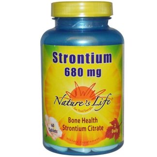 Nature's Life, Strontium, 340 mg, 60 Tablets