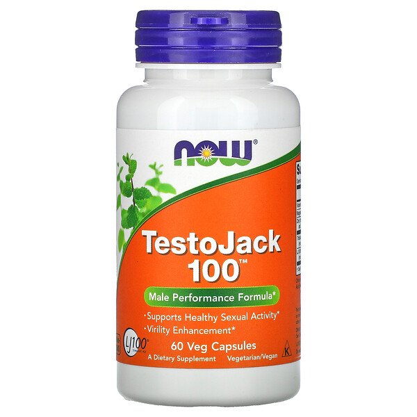 NOW Foods, TestoJack 100, 60 Veg Capsules 1 NOW Foods, TestoJack 100, 60 Veg Capsules