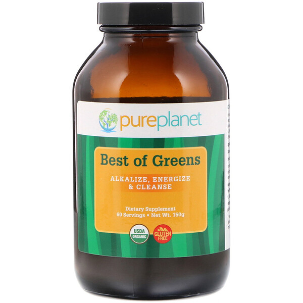 Pure Planet, Organic Best of Greens, 150 g 1 Pure Planet, Organic Best of Greens, 150 g