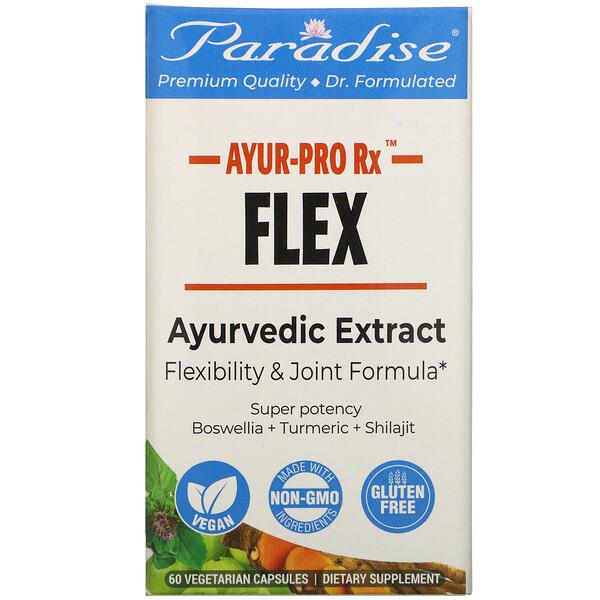 Paradise Herbs, AYUR-Pro Rx, Flex, 60 Vegetarian Capsules 1 Paradise Herbs, AYUR-Pro Rx, Flex, 60 Vegetarian Capsules