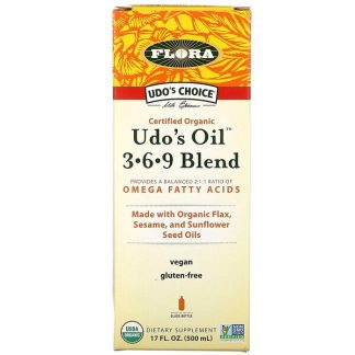 Flora, Udo's Oil 3-6-9 Blend, 17 fl oz (500 ml)