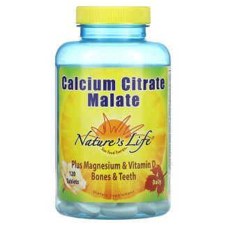 Nature's Life, Calcium Citrate Malate, 120 Tablets