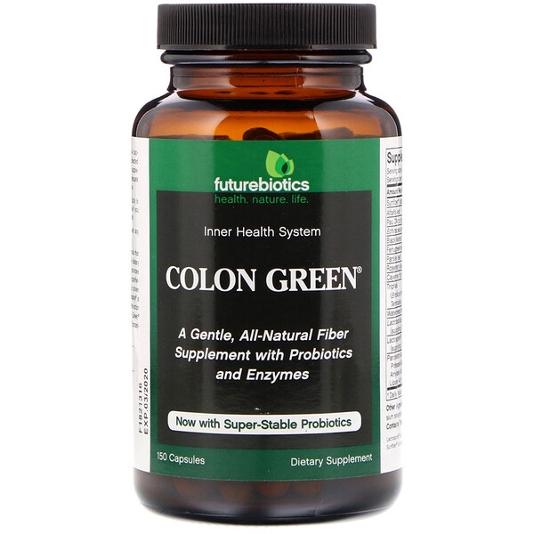 FutureBiotics, Colon Green, 150 Capsules 1 FutureBiotics, Colon Green, 150 Capsules