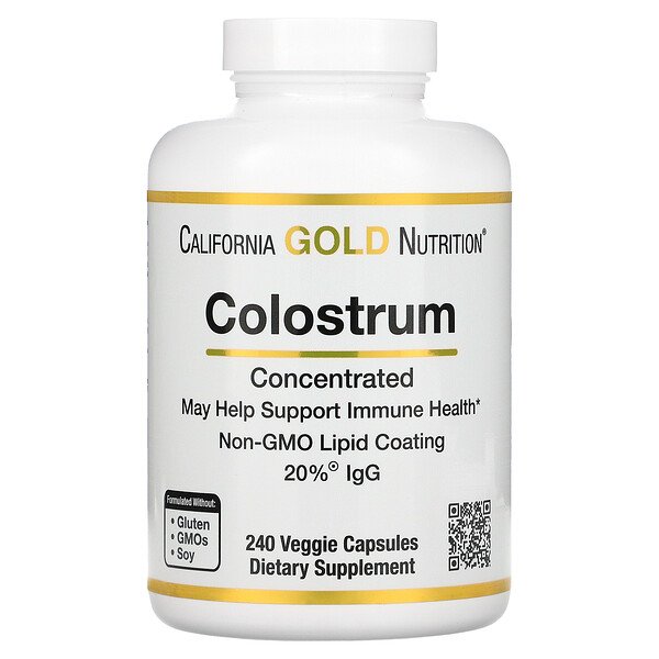 California Gold Nutrition, Colostrum, 240 Veggie Capsules 1 California Gold Nutrition, Colostrum, 240 Veggie Capsules