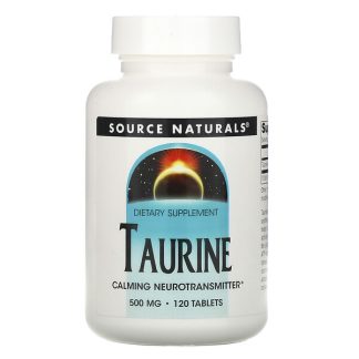 Source Naturals, Taurine, 500 mg, 120 Tablets