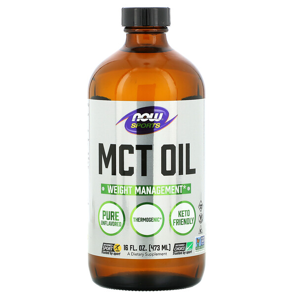 NOW Foods, Sports, MCT Oil, Unflavored, 16 fl oz (473 ml) 1 NOW Foods, Sports, MCT Oil, Unflavored, 16 fl oz (473 ml)