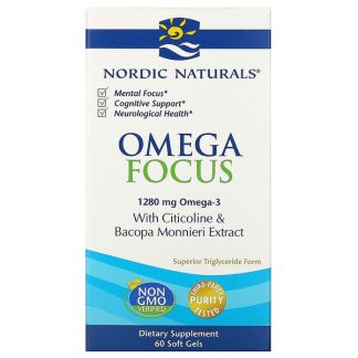Nordic Naturals, Omega Focus, 1,280 mg, 60 Soft Gels