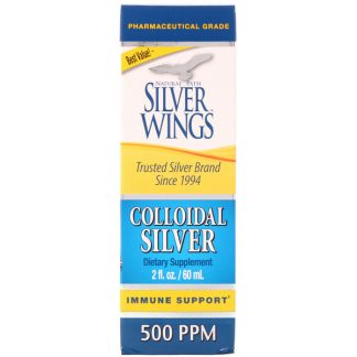 Natural Path Silver Wings, Colloidal Silver, 500 PPM, 2 fl oz (60 ml)
