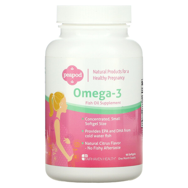 Fairhaven Health, PeaPod, Omega 3, 90 Softgels 1 Fairhaven Health, PeaPod, Omega 3, 90 Softgels