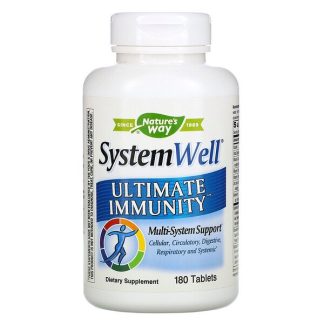 Nature's Way, System Well, Ultimate Immunity, 180 Tablets