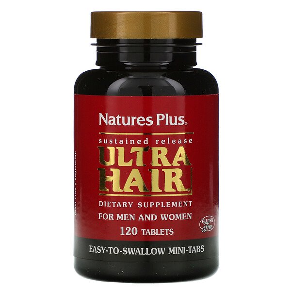 NaturesPlus, Ultra Hair, For Men & Women, 120 Tablets