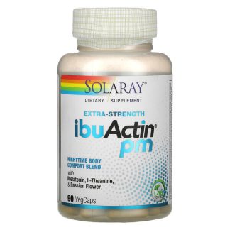 Solaray, Extra-Strength IbuActin PM, 90 VegCaps