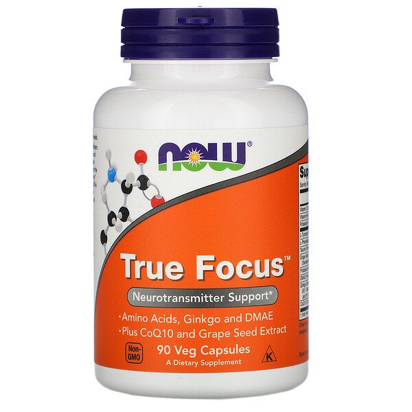 NOW Foods, True Focus, 90 Veg Capsules 1 NOW Foods, True Focus, 90 Veg Capsules