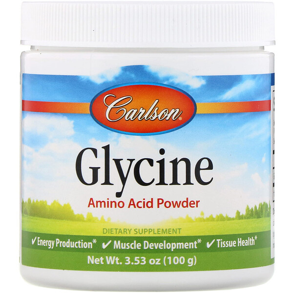 Carlson Labs, Glycine, Amino Acid Powder, 3.53 oz (100 g)