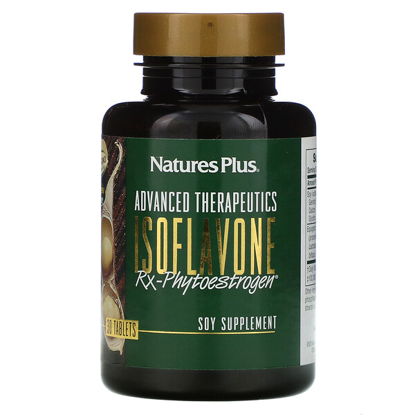 NaturesPlus, Advanced Therapeutics, Isoflavone Rx-Phytoestrogen, 30 Tablets 1 NaturesPlus, Advanced Therapeutics, Isoflavone Rx-Phytoestrogen, 30 Tablets