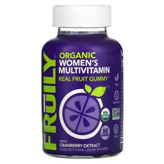 Fruily, Organic Women's Multivitamin, With Cranberry Extract, Mixed Fruit, 60 Gummies
