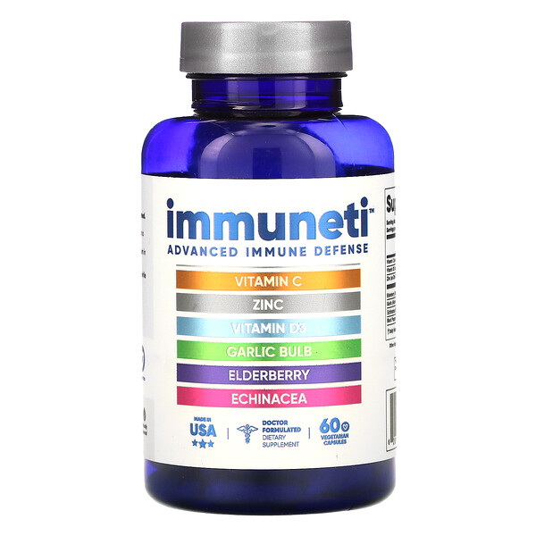 immuneti, Advanced Immune Defense, 60 Vegetarian Capsules 1 immuneti, Advanced Immune Defense, 60 Vegetarian Capsules