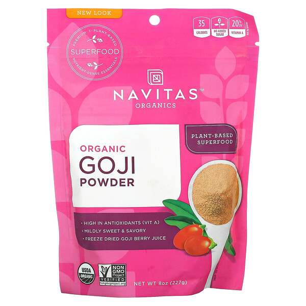 Navitas Organics, Organic Goji Powder, 8 oz (227 g) 1 Navitas Organics, Organic Goji Powder, 8 oz (227 g)