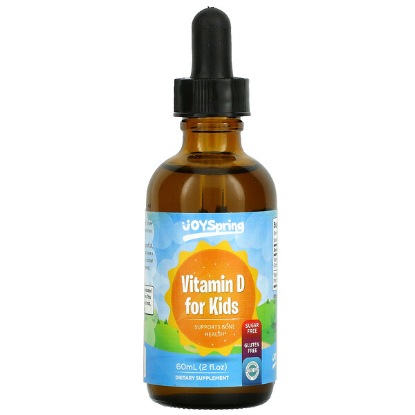 JoySpring, Vitamin D for Kids, 2 fl oz (60 ml) 1 JoySpring, Vitamin D for Kids, 2 fl oz (60 ml)