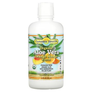 Dynamic Health Laboratories, Organic Aloe Vera, Orange Mango, 32 fl oz (946 ml)