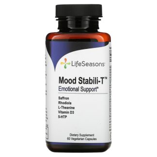 LifeSeasons, Mood Stabili-T, 60 Vegetarian Capsules
