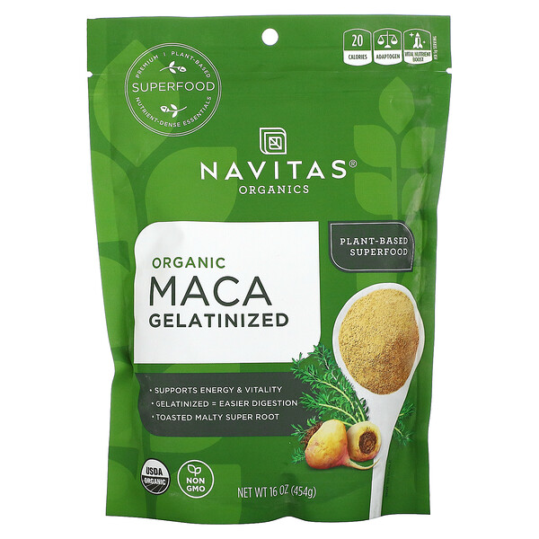 Navitas Organics, Organic Maca, Gelatinized, 16 oz (454 g) 1 Navitas Organics, Organic Maca, Gelatinized, 16 oz (454 g)