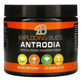 Exploding Buds, Antrodia, Certified Organic Mushroom Powder, 4.2 oz (120 g)