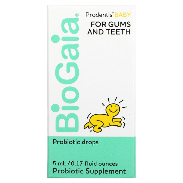 BioGaia, Prodentis Baby, Probiotic Drops, For Gums and Teeth, 0.17 fl oz (5 ml)