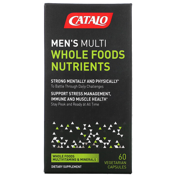 Catalo Naturals, Men's Multi, Whole Food Nutrients, 60 Vegetarian Capsules