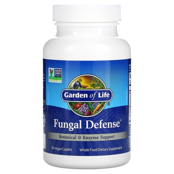 Garden of Life, Fungal Defense, 84 Vegan Caplets 1 Garden of Life, Fungal Defense, 84 Vegan Caplets