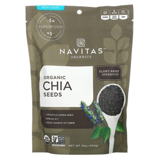 Navitas Organics, Organic Chia Seeds, 16 oz (454 g)