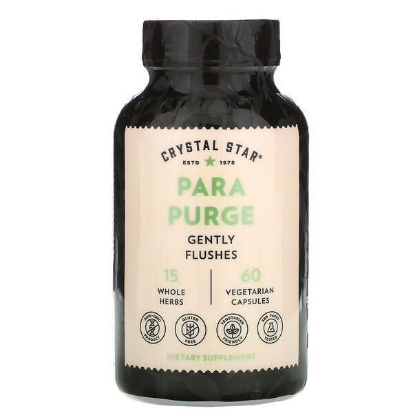 Crystal Star, Para Purge, 60 Vegetarian Capsules 1 Crystal Star, Para Purge, 60 Vegetarian Capsules