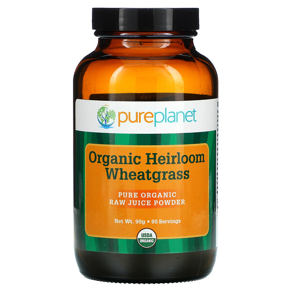 Pure Planet, Organic Heirloom Wheatgrass, 90 g 1 Pure Planet, Organic Heirloom Wheatgrass, 90 g