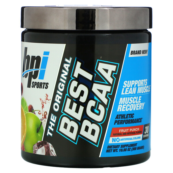 BPI Sports, The Original Best BCAA, Fruit Punch, 10 BPI Sports, The Original Best BCAA, Fruit Punch, 10.58 oz (300 g)