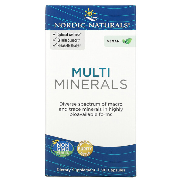Nordic Naturals, Multi Minerals, 90 Capsules 1 Nordic Naturals, Multi Minerals, 90 Capsules