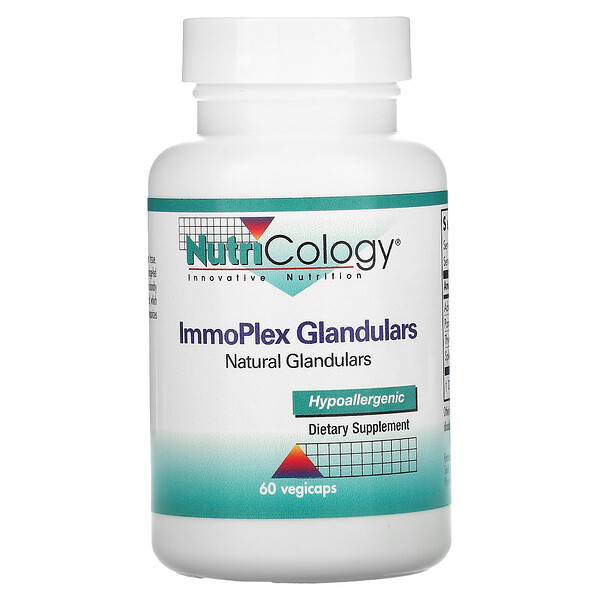 Nutricology, ImmoPlex Glandulars, 60 Vegicaps 1 Nutricology, ImmoPlex Glandulars, 60 Vegicaps