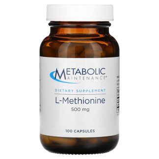Metabolic Maintenance, L-Methionine, 500 mg, 100 Capsules