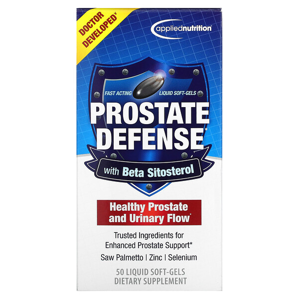 appliednutrition, Prostate Defense, 50 Liquid Soft-Gels