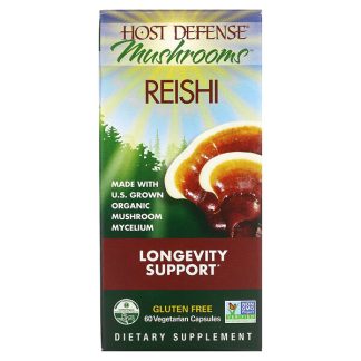 Fungi Perfecti, Mushrooms, Reishi, Longevity Support, 60 Vegetarian Capsules