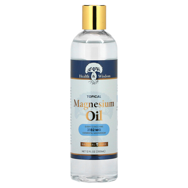 Health and Wisdom, Magnesium Oil, 12 fl oz (355 ml) 1 Health and Wisdom, Magnesium Oil, 12 fl oz (355 ml)