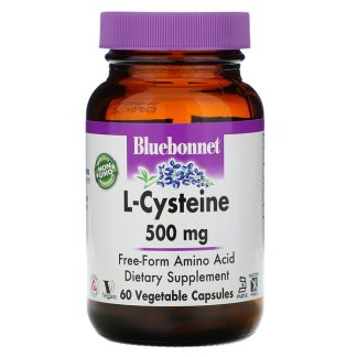 Bluebonnet Nutrition, L-Cysteine, 500 mg, 60 Veggie Capsules