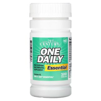 21st Century, One Daily, Essential, 100 Tablets