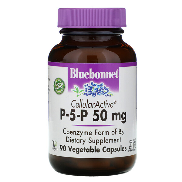 Bluebonnet Nutrition, P-5-P, 50 mg, 90 Vcaps 1 Bluebonnet Nutrition, P-5-P, 50 mg, 90 Vcaps