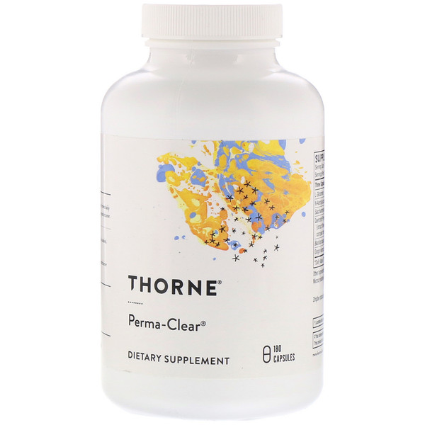 Thorne Research, Perma-Clear, 180 Capsules 1 Thorne Research, Perma-Clear, 180 Capsules