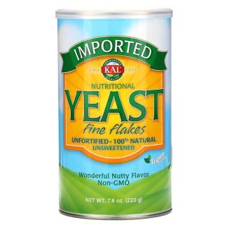KAL, Imported Nutritional Yeast, Fine Flakes, 7.8 oz (220 g)