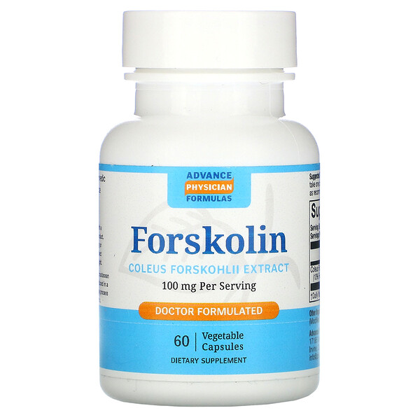 Advance Physician Formulas, Forskolin, Coleus Forskohlii Extract, 100 mg, 60 Vegetable Capsules 1 Advance Physician Formulas, Forskolin, Coleus Forskohlii Extract, 100 mg, 60 Vegetable Capsules