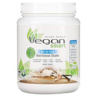 VeganSmart, All-In-One Nutritional Shake, Vanilla, 1.42 lbs (645 g)